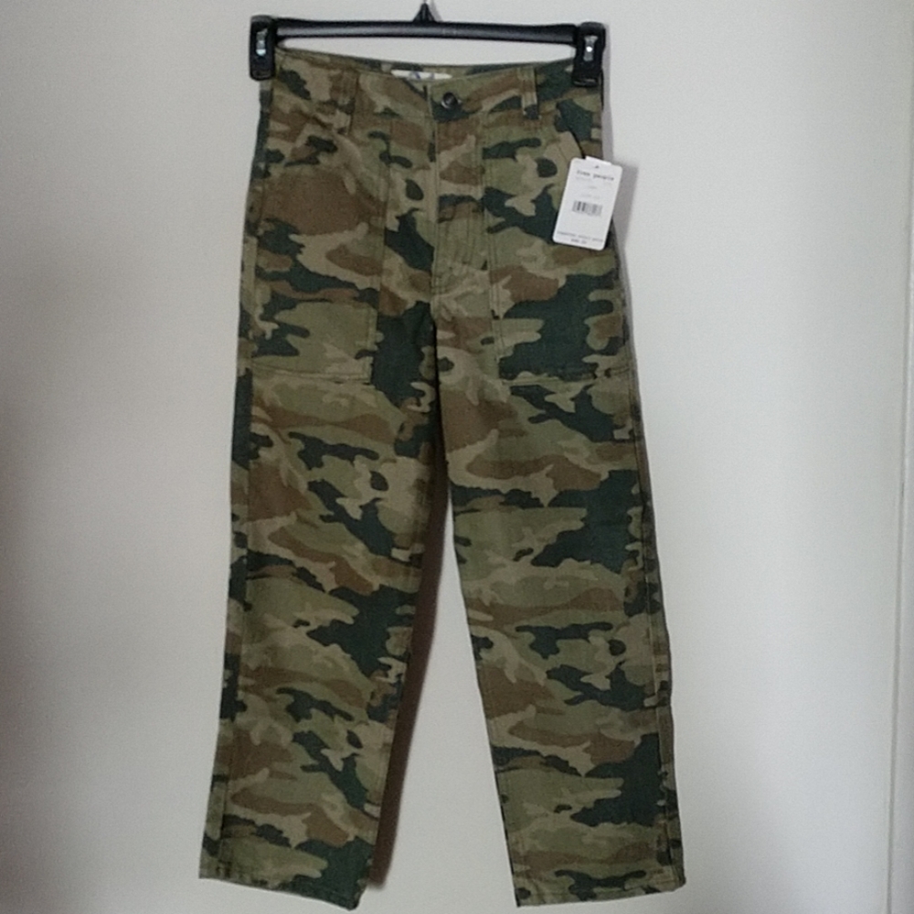 FREE PEOPLE Demim Camo Jeans